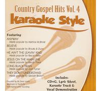 Gospel Country Hits, Volume 4: Karaoke Style [With Lyric Sheet]