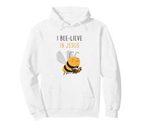 Gospel Kids Christian Faith Cute Bee: I Bee-Lieve in Jesus Felpa con Cappuccio