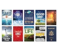 Gospel Tracts Assortment (Top Ten Titles - 100 Assorted Tracts - KJV)