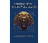 Gospels Word Search Puzzle Book: Word Search with Easy to Read Print about the Gospels, Bible, Jesus and More | 6 x 9 inches, 110 pages | 50+ Puzzles... Gift for Vacations, Holidays and Free Times
