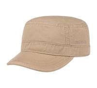 Stetson Gosper Army Urban Cappellino da Donna/Uomo - Capellino Army in Cotone - Cappellino Militare con Protezione UV - Cappello Estivo e Invernale - Berretto Beige Scuro XL (60-61 cm)