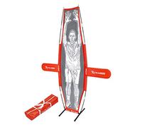 GoSports Basketball Guard Nets, Manichino da Basket Xtraman Defender - Enorme 7' Dimensioni per tiro, Dribbling e Pratica di Guida Unisex-Adolescente, Rosso, 7