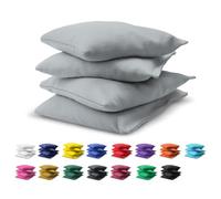 GoSports Ch-bags-4-gray, Set di Pouf per Cornhole, Grigio, Taglia Unica