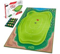 GoSports Chip N' Stick - Gioco di Golf, Include 1 Tappetino da Gioco Chip N' Stick, 16 Palline da Golf adesive e Tappetino da Chip