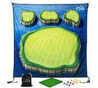 GoSports Chip N' Stick - Tappetino da golf con palline da golf, a scelta classica, freccette o isole