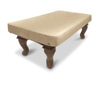 GoSports Copertura per tavolo da biliardo in similpelle di alta qualità, impermeabile e antistrappo, resistente, per interni ed esterni, colore marrone chiaro