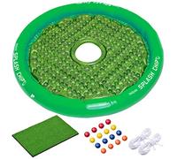 GoSports Games, Splash Chip Floating Game-Include Bersaglio scheggiato, 16 Palline da Golf in Schiuma, 1 Tappetino per scheggiature e Corde di Fissaggio Unisex-Adolescente, Verde