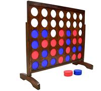 GoSports Macchia per Legno Scuro, 10.2 cm di Larghezza, 10.2 cm, con Regole e Borsa per Il Trasporto