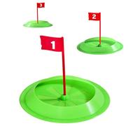 GoSports Pure Putt Challenge Putting Cups - Confezione da 3 bicchieri per esercitarsi all'interno e all'esterno