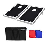 GoSports - Set da gioco per cornhole, il gioco del lancio dei sacchetti di stoffa, telaio in alluminio di qualità superiore