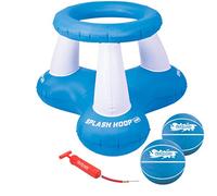 GoSports Splash Hoop Air, Gioco Gonfiabile di Pallacanestro della Piscina - Include Cerchio Galleggiante, 2 palloni da Basket d'Acqua e Pompa a Sfera