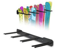 GoSports Supporto da parete per sci e snowboard, contiene 8 paia di sci o 4 snowboard
