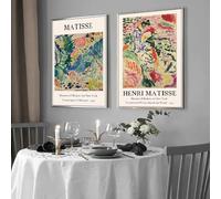 GOSRD Henri Matisse, opere d'arte, poster e stampe, galleria, quadri, dipinti su tela, per soggiorno, arredamento per la casa (35x50 cm - 2 pezzi)
