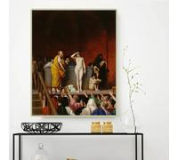 GOSRD Jean-Leon Gerome《Il mercato degli schiavi a Roma》Stampe su tela Dipinto a olio Opera d'arte famosa Quadro moderno Decorazione da parete per la casa 30x45CM Senza cornice
