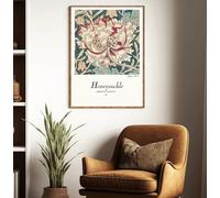 GOSRD Poster del museo dei fiori di William Morris, stampe minimaliste moderne, dipinti su tela, quadri da parete, decorazioni per la casa e il soggiorno (30x50 cm/senza cornice)