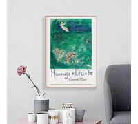 GOSRD Poster della serie artistica di Marc Chagall, stampe su tela, dipinto in stile nordico per soggiorno e camera da letto, decorazione moderna (70x110 cm/senza cornice)
