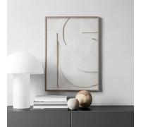 GOSRD Poster e stampe su tela con effetto visivo, stile boho, con blocchi di colore minimalisti, motivo arcobaleno, per la decorazione della parete della stanza (30x45 cm)