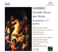 Francois-Joseph Gossec Grande Messe des Morts (CD) Album