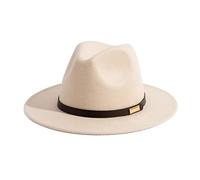 Gossifan - Cappello Modello Fedora, Panama da Uomo a Tesa Larga con Cinta Classica, 7 1/8/7 1/4