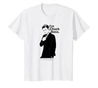 Gossip Girl I'm Chuck Bass Maglietta, Bambini, Bianco, 2 Anni