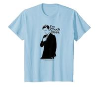 Gossip Girl I'm Chuck Bass Maglietta, Bambini, Celeste, 3 Anni