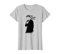 Gossip Girl I'm Chuck Bass Maglietta, Donna, Argento, S