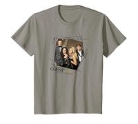 Gossip Girl Line Border Maglietta, Bambini, Ardesia, 10 Anni