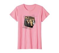 Gossip Girl Line Border Maglietta, Donna, Rosa, S