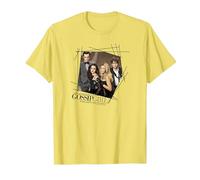 Gossip Girl Line Border Maglietta, Uomo, Limone, S