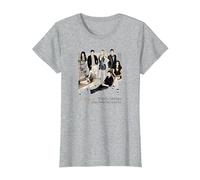 Gossip Girl Sitting Around Maglietta, Donna, Grigio Melange, XXL