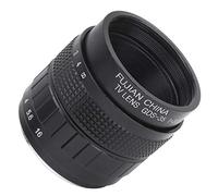 gostcai Obiettivo per Film CCTV F1.7 da 35 mm/Obiettivo CCTV per Obiettivo per Fotocamera Mirroeless con Attacco C con Rivestimento Multistrato MC, 12 Lame(Nero)