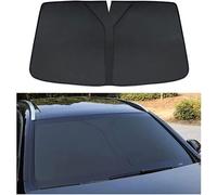 GOSUNA Auto Parasole per Parabrezza per Jaguar XE XF XJ XJS XK, Copertura Totale Isolamento Termico Protezione della Privacy Protezione UV Pieghevole e Portabile Visiera Accessori,Black