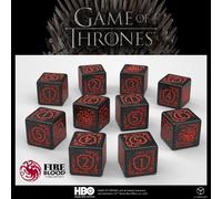 GOT/00190166/2025/3/A - SET 10 DADI - GAME OF THRONES - TARGARYEN
