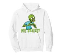 Got Brains? Affamato Zombie Divertente Halloween Cartoon Zombies Felpa con Cappuccio
