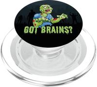 Got Brains? Affamato Zombie Divertente Halloween Cartoon Zombies PopSockets PopGrip per MagSafe
