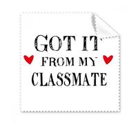got it from My Classmate laurea Season occhiali panno di pulizia Gift Phone Screen Cleaner 5PCS