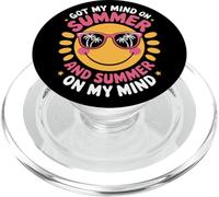 Got My Mind On Summer Relaxed Sun With Sunglasses Spiaggia PopSockets PopGrip per MagSafe