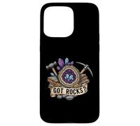 Got Rocks? Geode Crystal Rockhound Geologist Mining Fan Custodia per iPhone 15 Pro Max