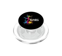 Got Shuffle Let's Dance Vibrant Dancer Silhouette PopSockets PopGrip per MagSafe