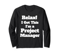 Got This Project Manager T-Shirt Project Management Regali Maglia a Manica
