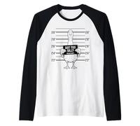 Got Too Silly, Funny Goose & Goose Pun Maglia con Maniche Raglan