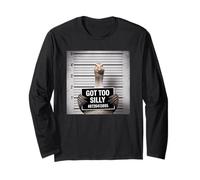 Got Too Silly Funny Goose Mugshot Maglia a Manica