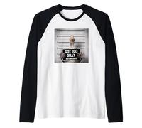 Got Too Silly Funny Goose Mugshot Maglia con Maniche Raglan