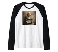 Got Too Silly Funny Goose Mugshot Maglia con Maniche Raglan