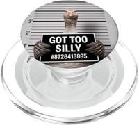 Got Too Silly Funny Goose Mugshot PopSockets PopGrip per MagSafe