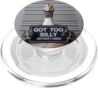 Got Too Silly Funny Goose Mugshot PopSockets PopGrip per MagSafe