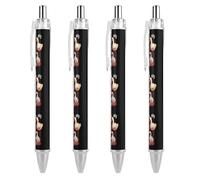 Got Too Silly Goose, penna a sfera con stampa retrattile, fusto rotondo, punta fine da 0,5 mm, 1/2/4 pezzi