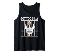 Got Too Silly I Reget Nothing Goose Mugshot Divertente Canotta