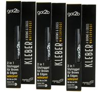 Got2b 2in1 Stylinggel per Sopracciglia & Bordi Resistente All'Acqua 3 X 16ml Gel