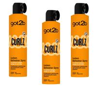 Got2b 3x got curlz Spray 200 ml Crema per Ricci Vegan - Capelli Ricci
